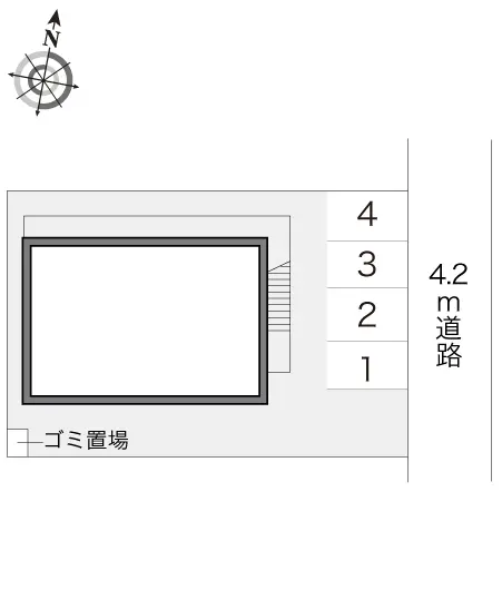 ★手数料０円★平塚市南原　月極駐車場（LP）